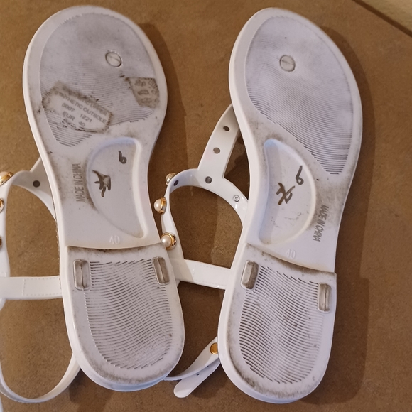 Carvela Kurt Geiger Pearl Jeweled & Rhinestones Flip Flop Sandals Size EU 40 - Picture 7 of 14